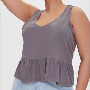 NWT Forever 21 cropped babydoll top